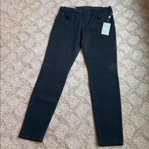 7 For All Mankind Black Skinny Jeans
